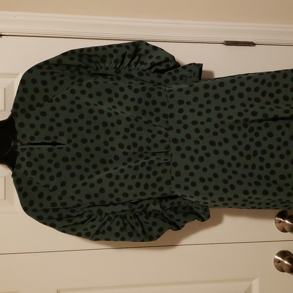 Who What Wear Polka Dotted Dress - Picture 3 of 8